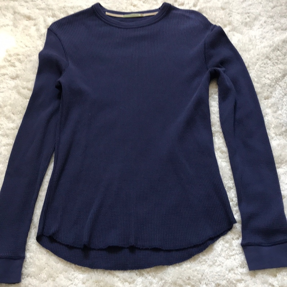 Men’s Organic Waffle Knit shirt. MED